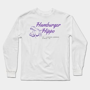 Hamburger Hippo Long Sleeve T-Shirt